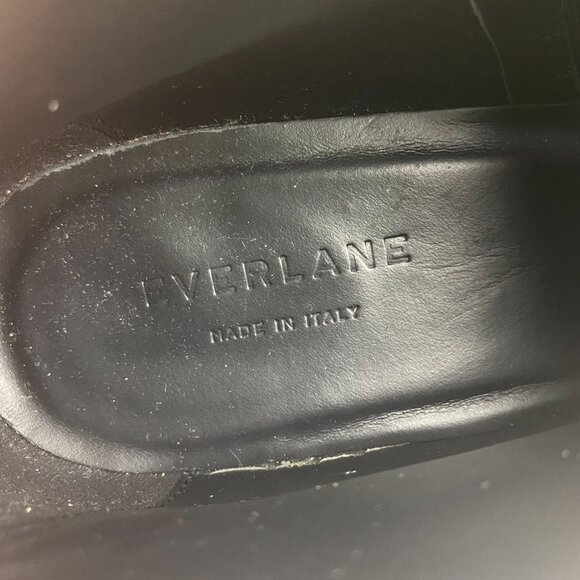 Everlane The Boss Bootie Italian Pebbled Leather Ankle Black Women's Size 10,Zip - Picture 11 of 16